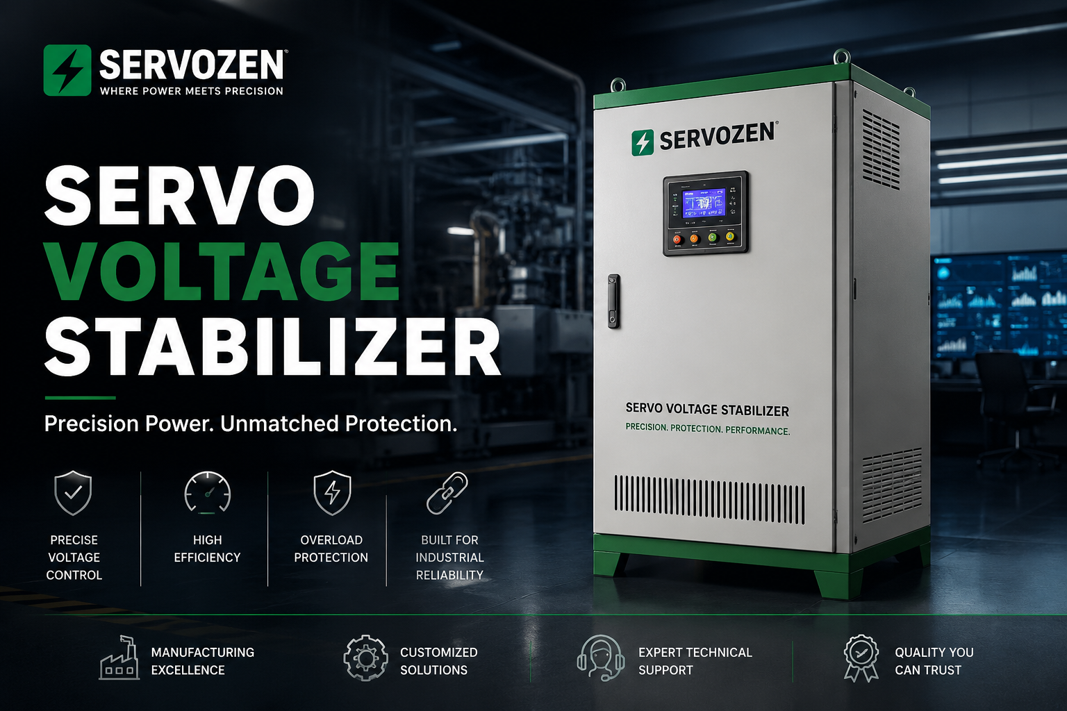 Servo Voltage Stabilizer Manufacturer & Supplier