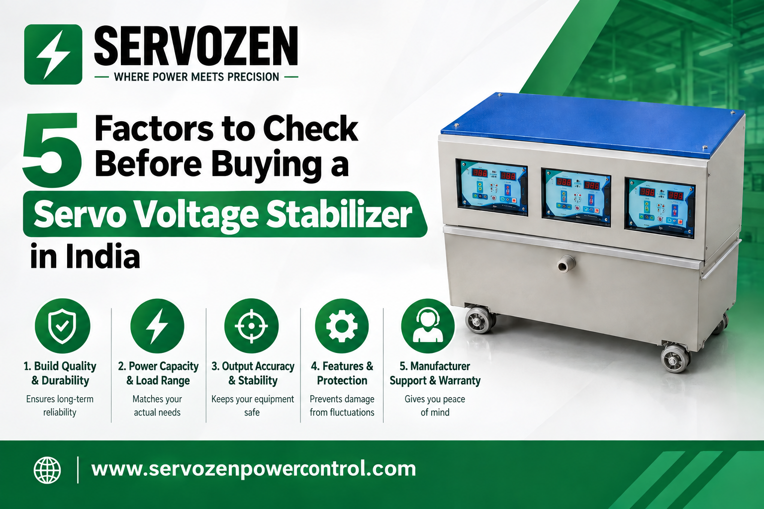 Servo Voltage Stabilizer